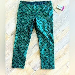 Mermaid cropped leggings size - large